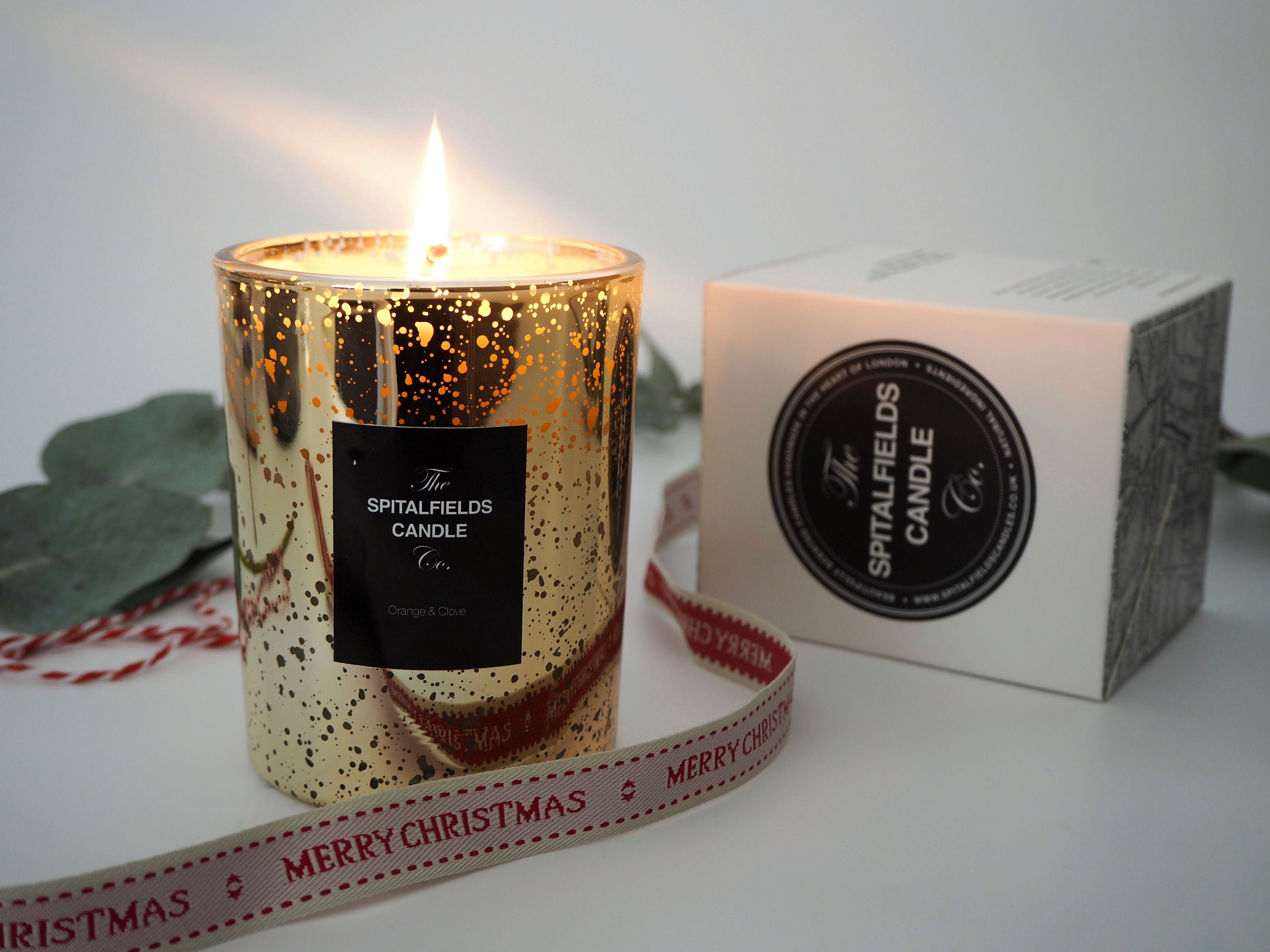 Festive Luxury Scented Gold & Silver Candles